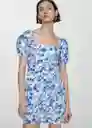 Vestido Garci Offwhite Talla S Mujer Mango