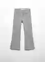 Jean Flare 6 Tejano Gris Talla 10 Niñas Mango