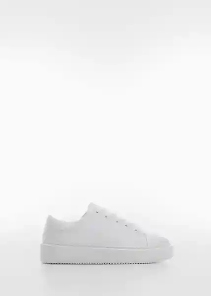 Zapatos Deportiva White Blanco Talla 41 Mujer Mango