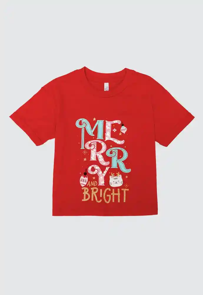 Camiseta Manga Corta 5t-rojo