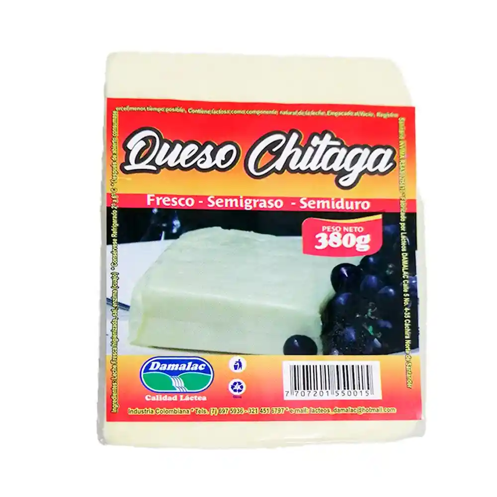 Damalac Queso Pera Chitaga