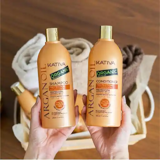 Kativa Shampoo Protección Suavidad y Brillo Aceite de Argán