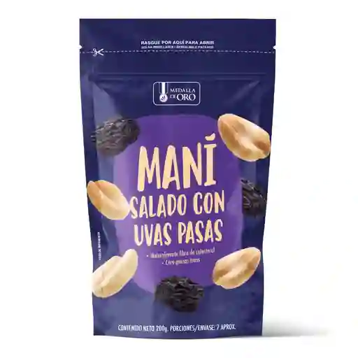 Mani Medalla de Oro Sal Pasas
