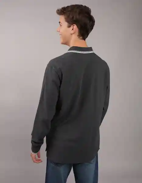 Polo Hombre Gris Talla: SMALL 3079027 American Eagle