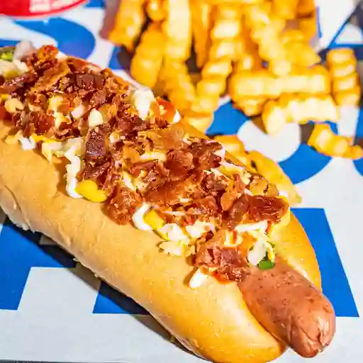 Cheese and bacon en combo