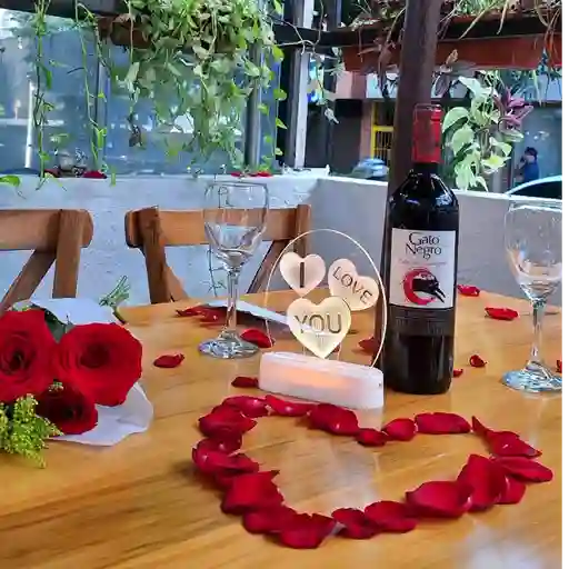 Reserva con decoracion