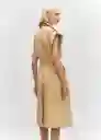 Abrigo Trench Asterix Camel Talla S Mujer Mango