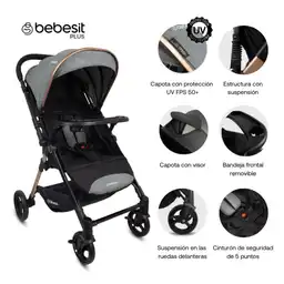 Bebesit Coche Reversible City Gray