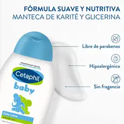 Locion Hidratante Cetaphil Baby Piel Sensible