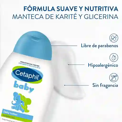 Locion Hidratante Cetaphil Baby Piel Sensible