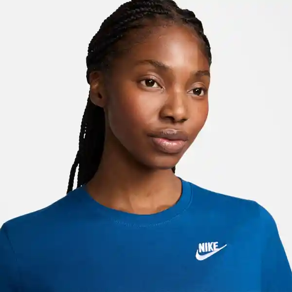 Nike Camiseta W Nsw Tee Club Azul Talla L Ref: DX7902-476