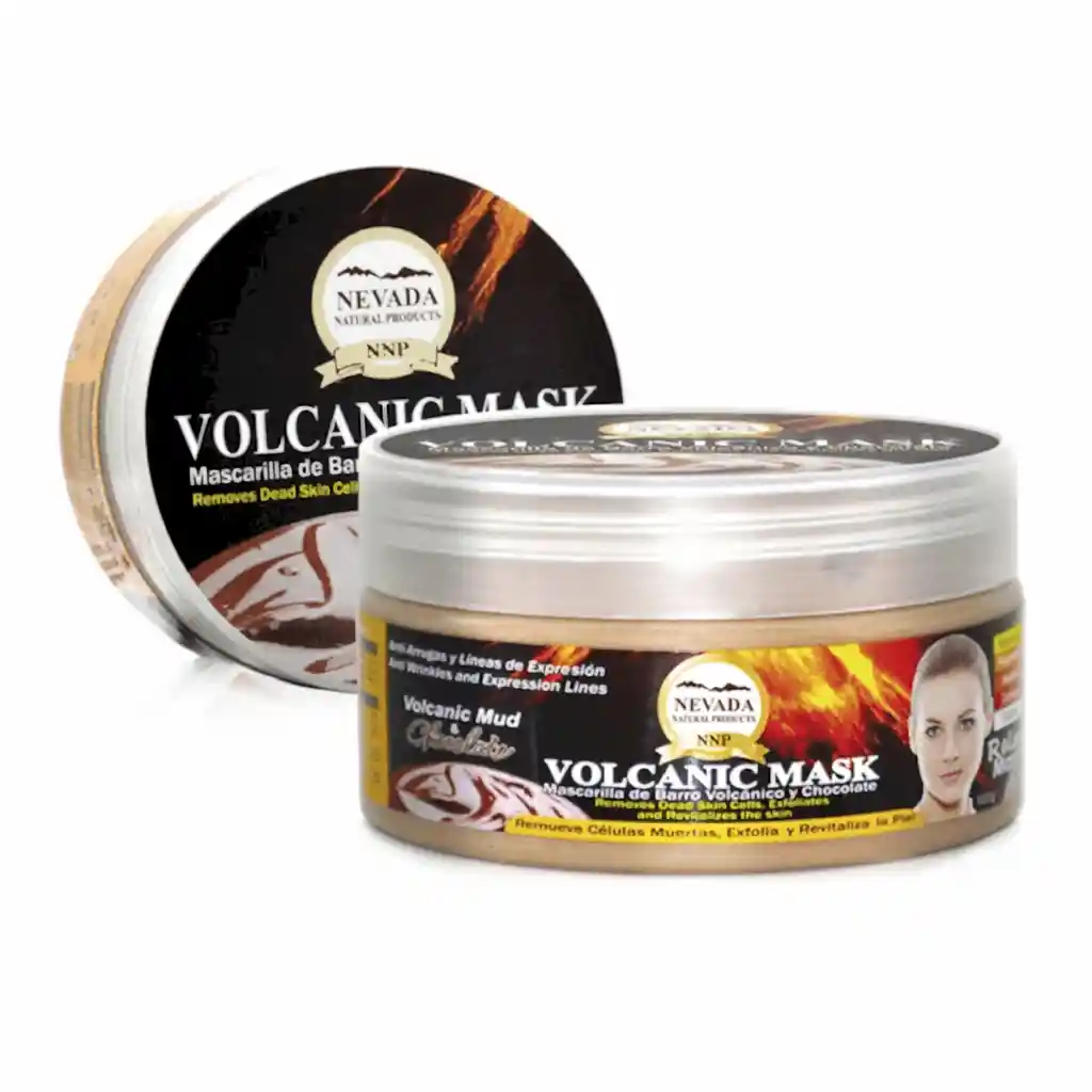 Nevada Mascarilla Facial de Barro Volcánico y Chocolate 100 g