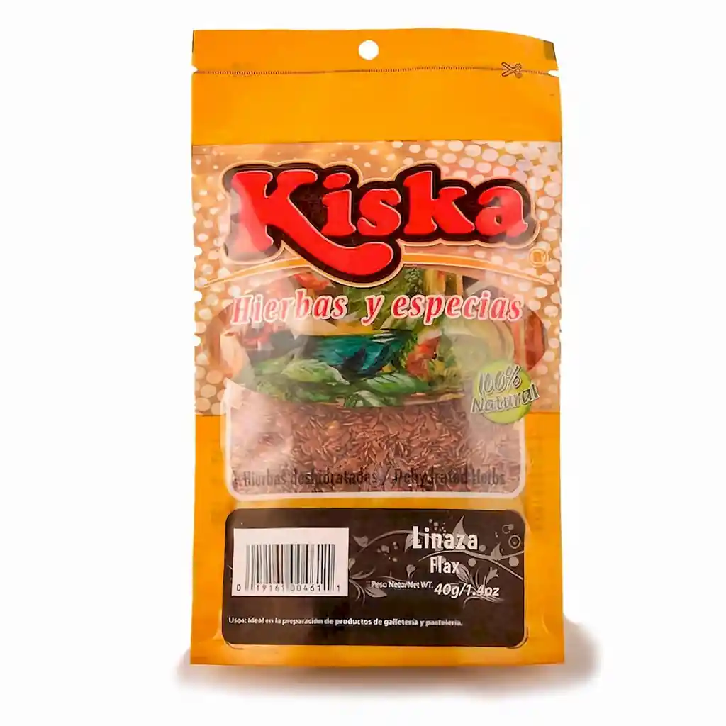 Kiska Linaza Flax Deshidratada Hierbas 