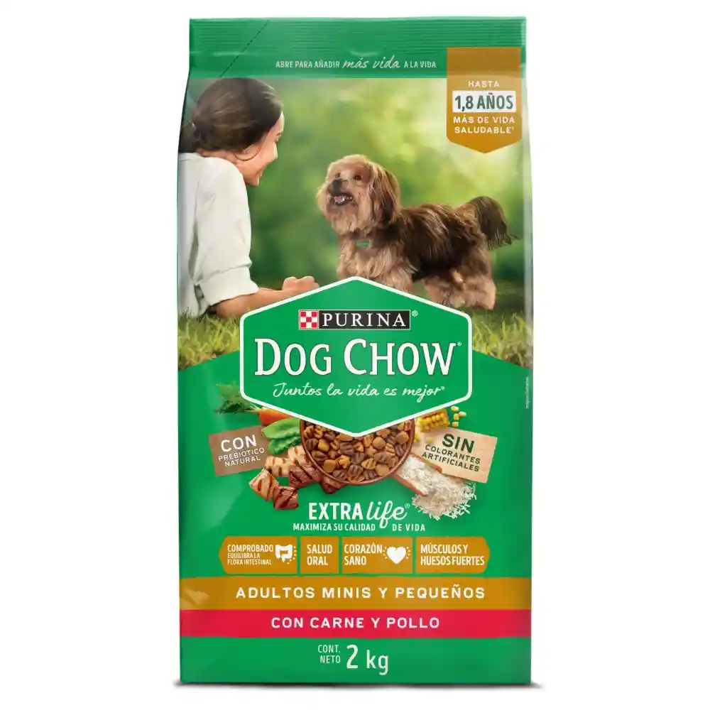 Comida para perro Dog Chow Adulto minis y pequeños x 2 kg