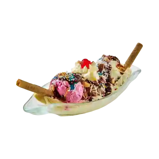 Helado Banana Split