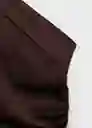 Vestido Safron Marrón Talla L Mujer Mango