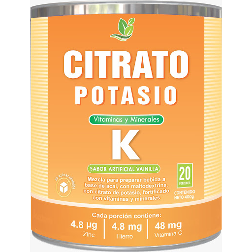Citrato de Potasiovainilla By Life Tarro