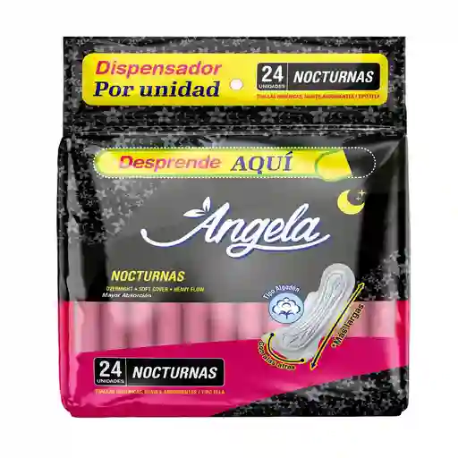 Toalla Higiénica Nocturna Angela Nocturna (24 Und)