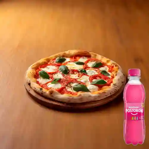 Combo Pizza Esmeralda + Postobón Manzana 250 ml