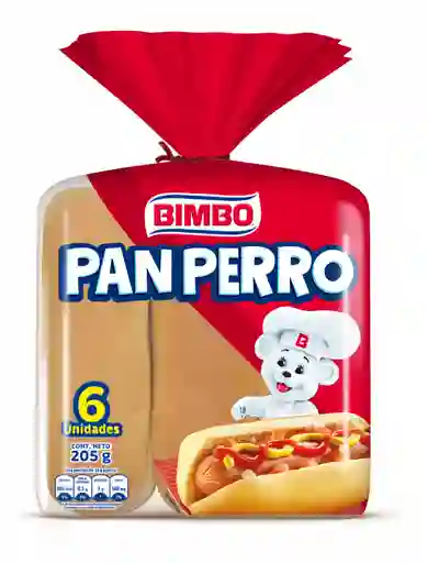 Pan Perro Medias Noches Bimbo 205 G