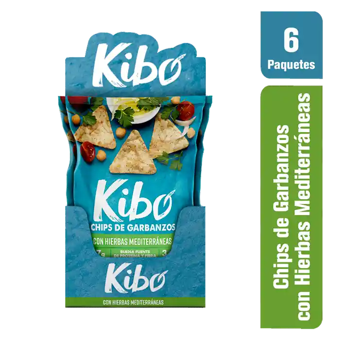 Kibo Chips de Garbanzos con Hierbas Mediterráneas