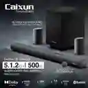Barra de Sonido Premium Caixun 5.1.2 Ch 500 Watts de Potencia