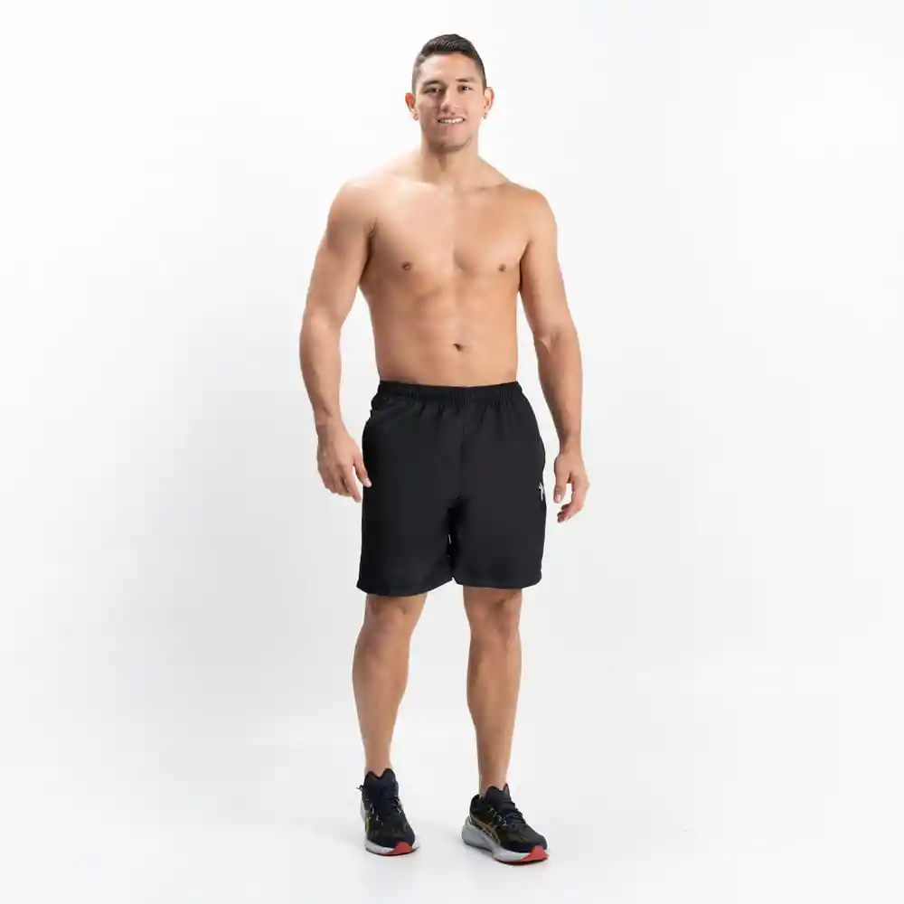 Pantaloneta de Tejido Plano Con Mini - Jacquard Talla Xs