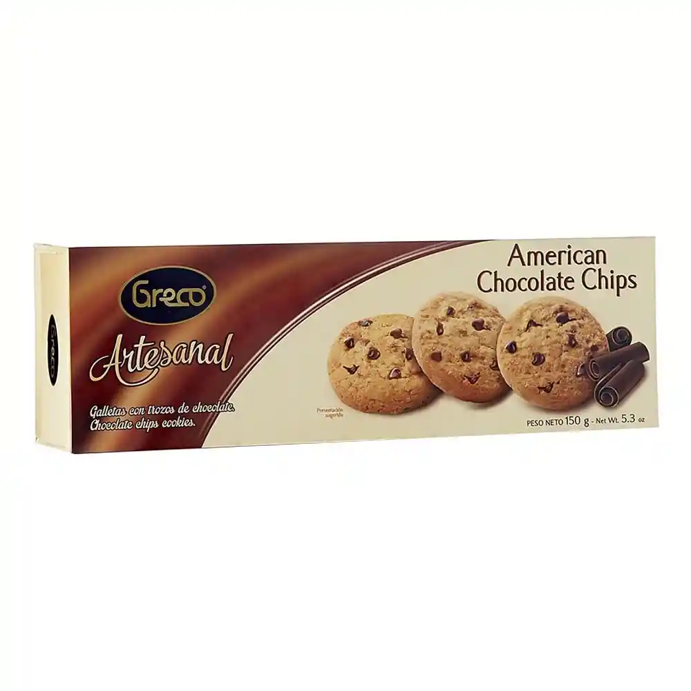 Greco Galleta Artesanal Chocolate Chips