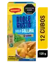 Caldo de Gallina MAGGI Doble Gusto 12 cubos x 120g