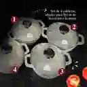 Cocina Criolla Set Caldero + Tapa 14 cm