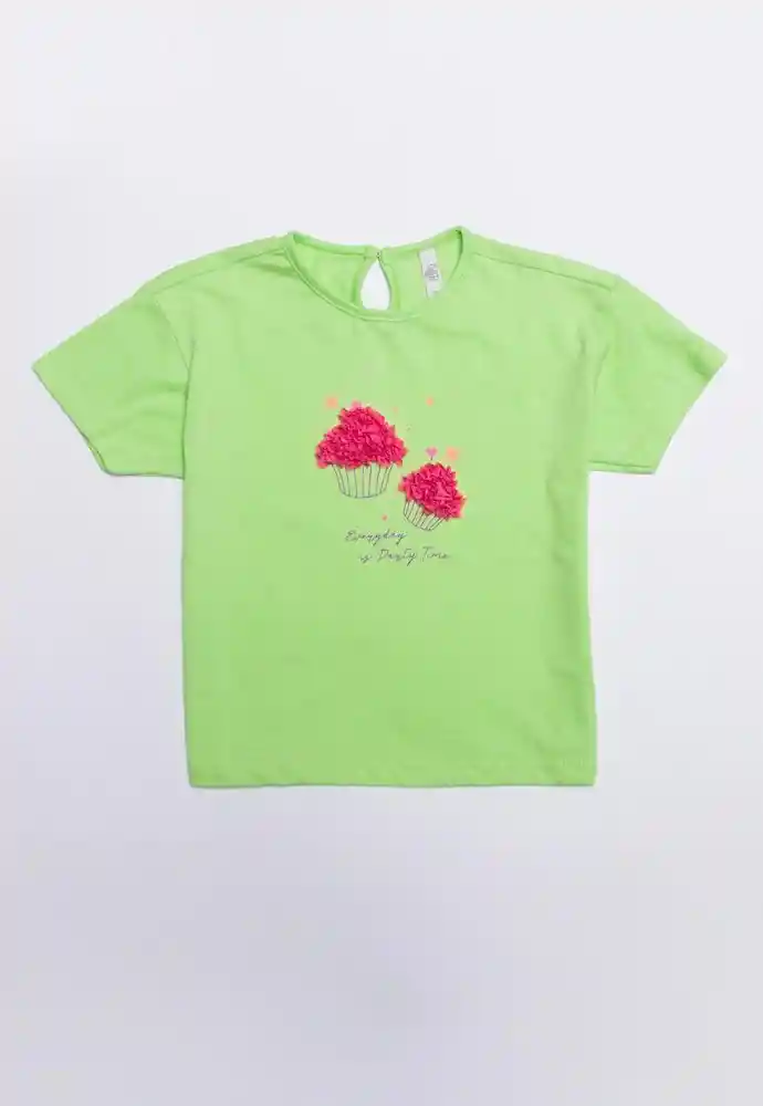 Camiseta Manga Corta 12/18mese-verde