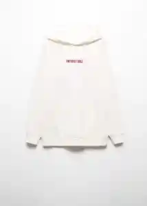 Buzo Sudadera Endless Crudo Talla 19 Teen Niñas Mango