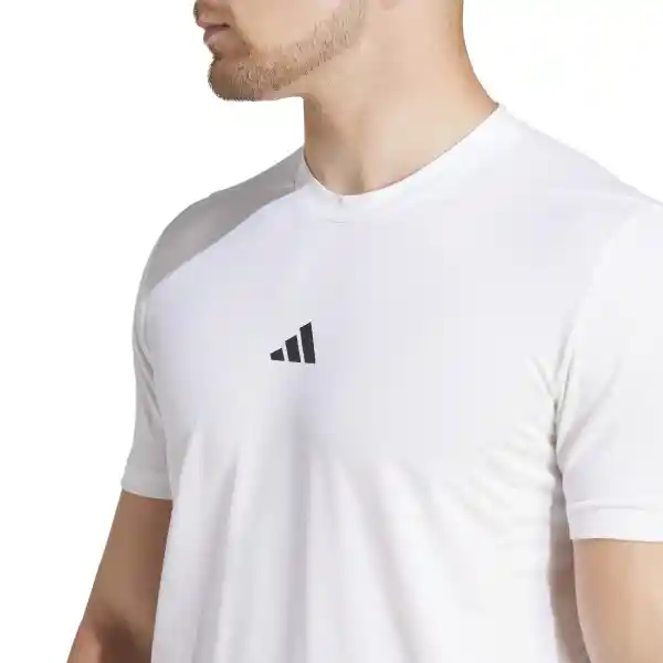 Adidas Camiseta D4t Tee Hombre Blanco M IS3808