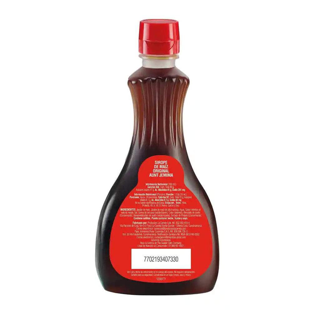 Syrup Aunt Jemima Original 355ml