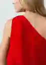 Camisa Sais Mujer Rojo Adrenalina Medio Talla M 412G350 Naf Naf