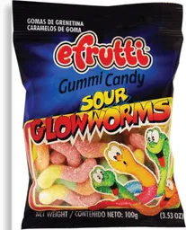 Efrutti Gomas Sour Glowworms