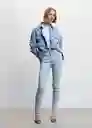 Pantalón Jean Soho Tejano Claro Talla 32 Mujer Mango