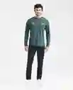 Camiseta Long Sleeve Verde Nafta Ultra Oscuro T. L Chevignon