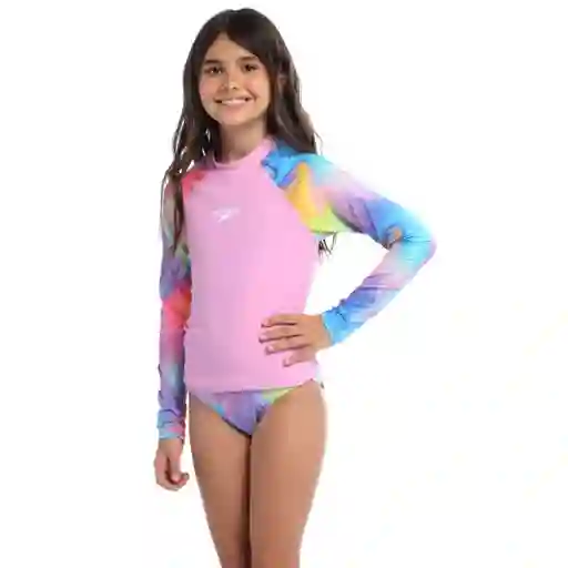 Camiseta Manga Larga Sunshine Hula Blend Junior 10 Speedo