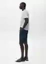 Bermuda Gracia Navy Talla 42 Hombre Mango