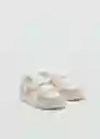 Zapatos Deportiva Sashag Blanco Talla 22 Niñas Mango