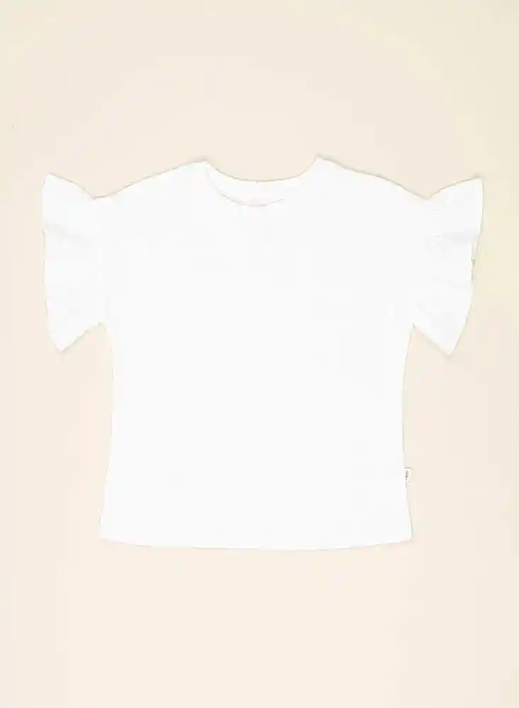 Camiseta Manga Corta Leda 5t-blanco908