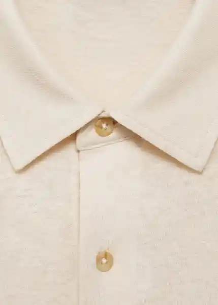 Polo Ricard Marfil Talla L Hombre Mango