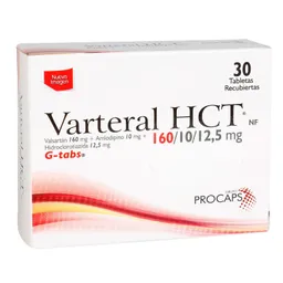 Varteral HCT (160 mg / 10 mg / 12.5 mg)