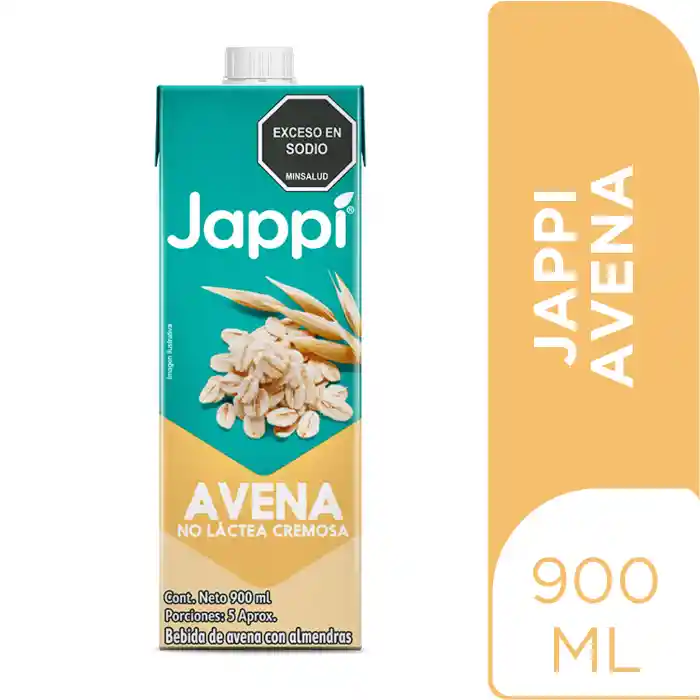 Jappi Bebida de Avena con Almendras sin Azúcar