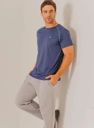 Bronzini Camiseta Deportiva Talla M Color Azul Oscuro