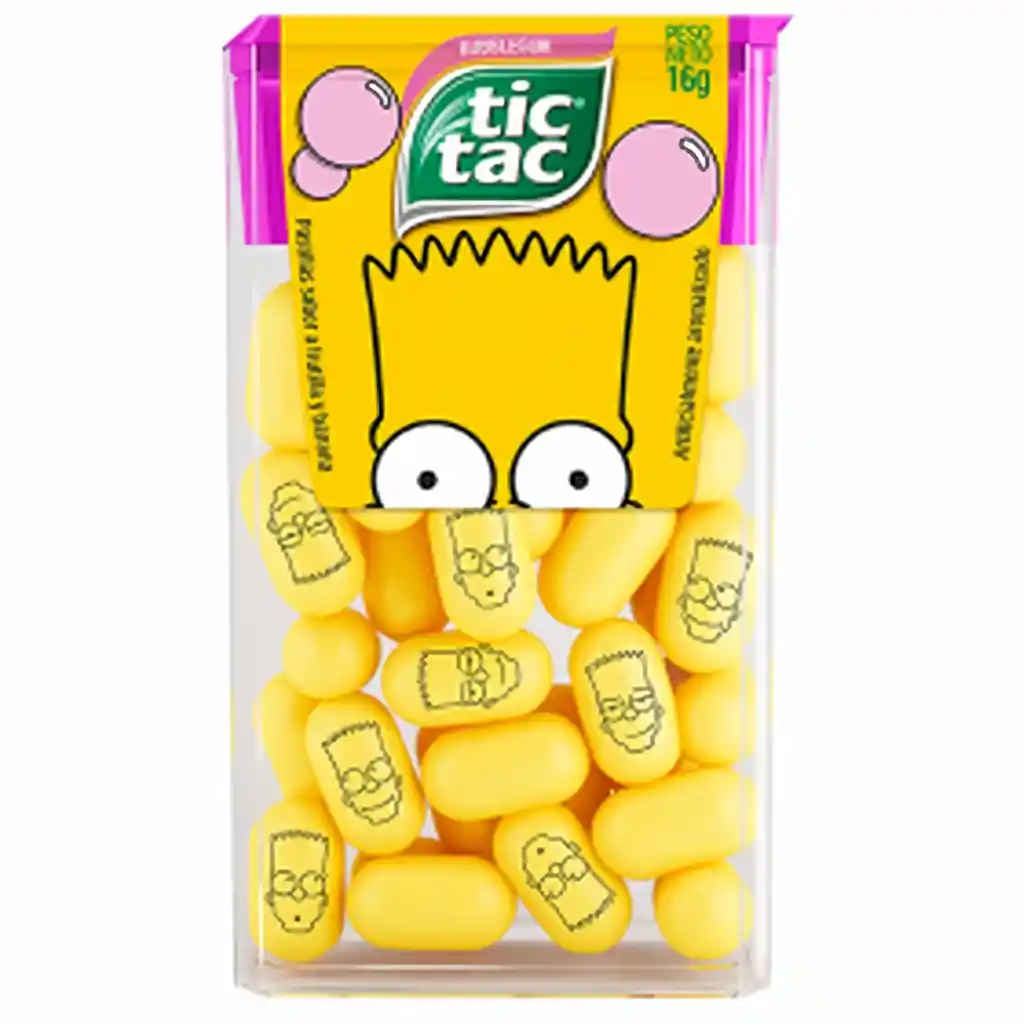 Tic Tac Caramelos simpsons