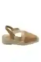 Spadrilla Plana Beige Dalel