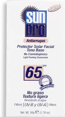 Sun Pro Protector Solar Facial Antiarrugas Spf 65