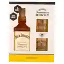  Jack Daniels Kit Whisky Honey + Vasos 